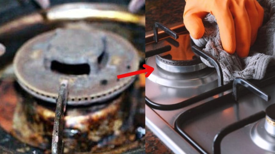 Vệ sinh bếp gas cũng là cách tiết kiệm