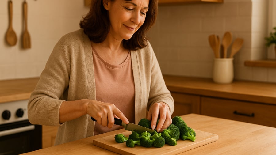 Thói quen đơn giản như cắt nhỏ và để yên 10 phút trước khi nấu có thể giúp tăng gấp đôi lợi ích của loại rau này – bí quyết nhỏ để sống khoẻ mỗi ngày.