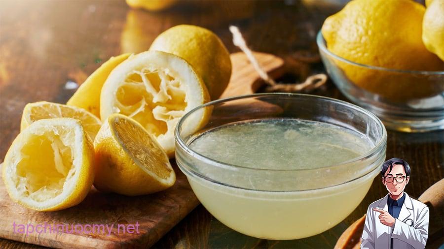 Tác dụng hỗ trợ của nước chanh đối với gan – thận 
