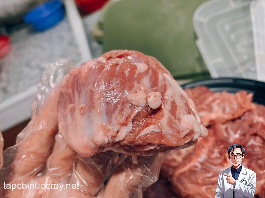 Thịt má đào thơm ngon đại bổ