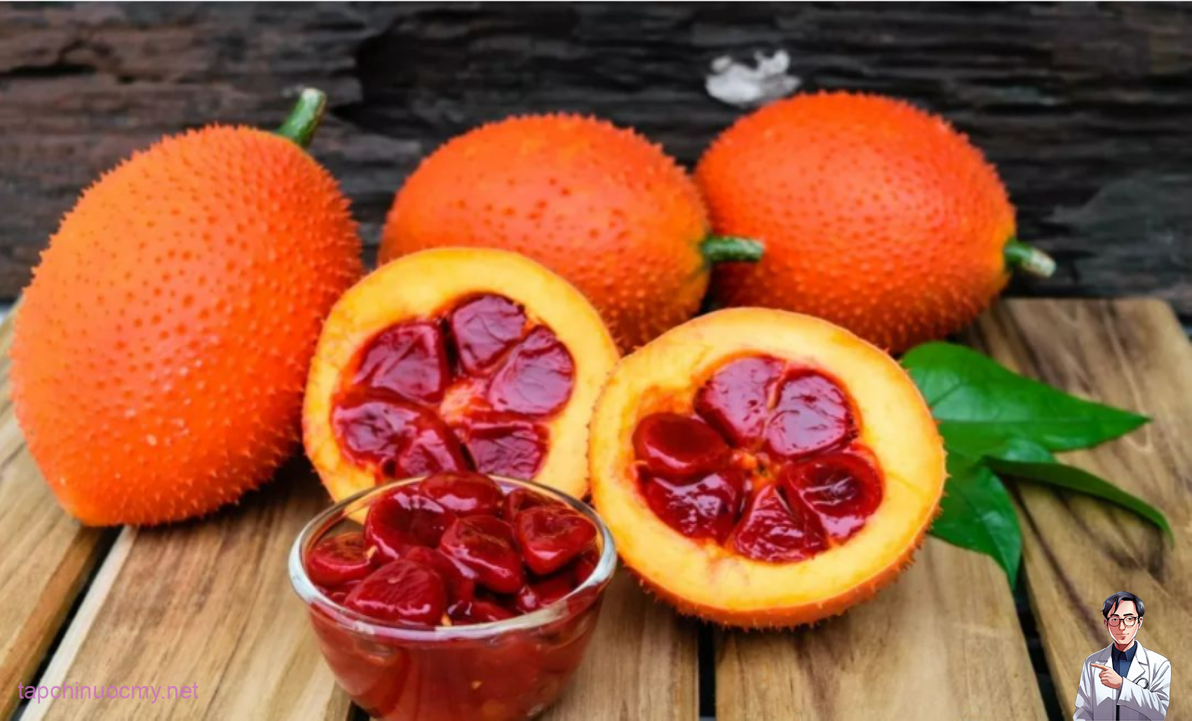 Loại quả này màu đỏ cam tươi, có gai nhỏ trên bề mặt. (Ảnh: Sohu)