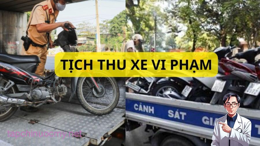 Nhiều lỗi bị đề nghị tịch thu phương tiện
